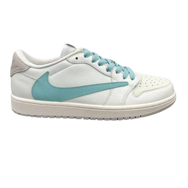 Travis Scott x Air Jordan 1 Low Cream Tiffany - DEEPREPS