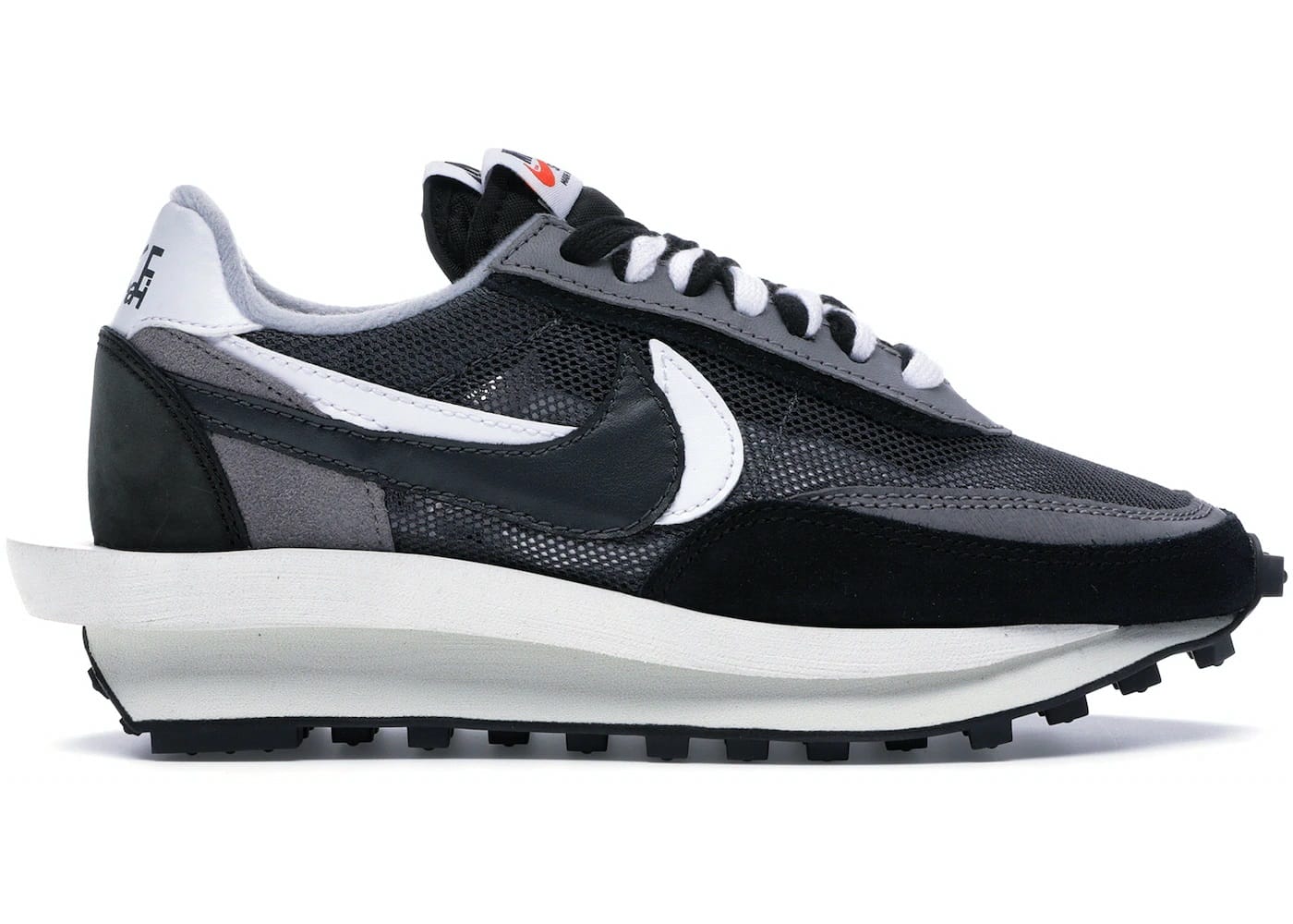 Sacai x Nike LD Waffle Black - DEEPREPS
