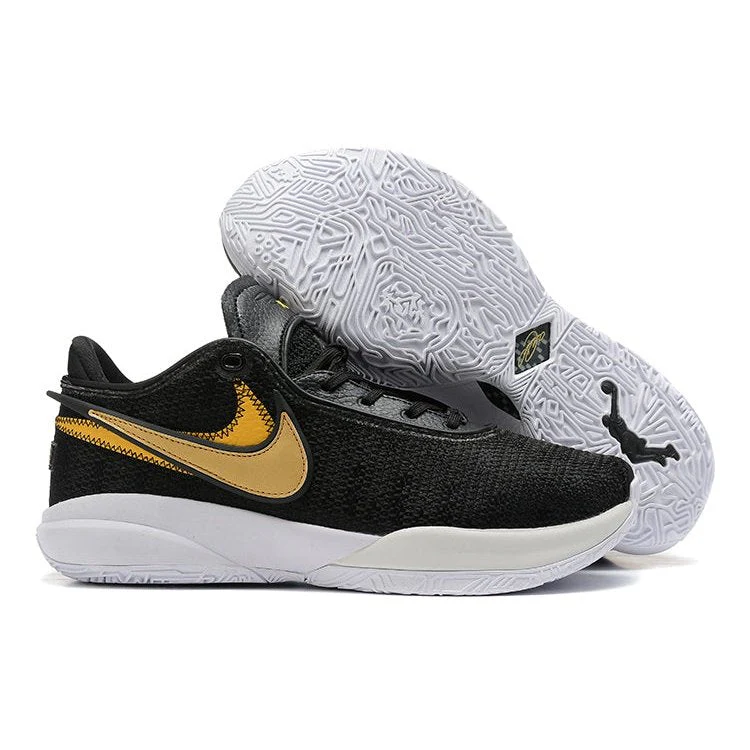 NIKE LEBRON 20 x BLACK METALLIC GOLD - DEEPREPS