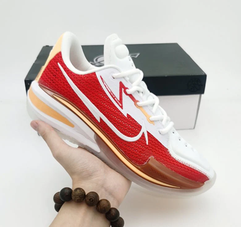 NIKE AIR ZOOM G.T. CUT x UNIVERSITY RED WHITE YELLOW - DEEPREPS