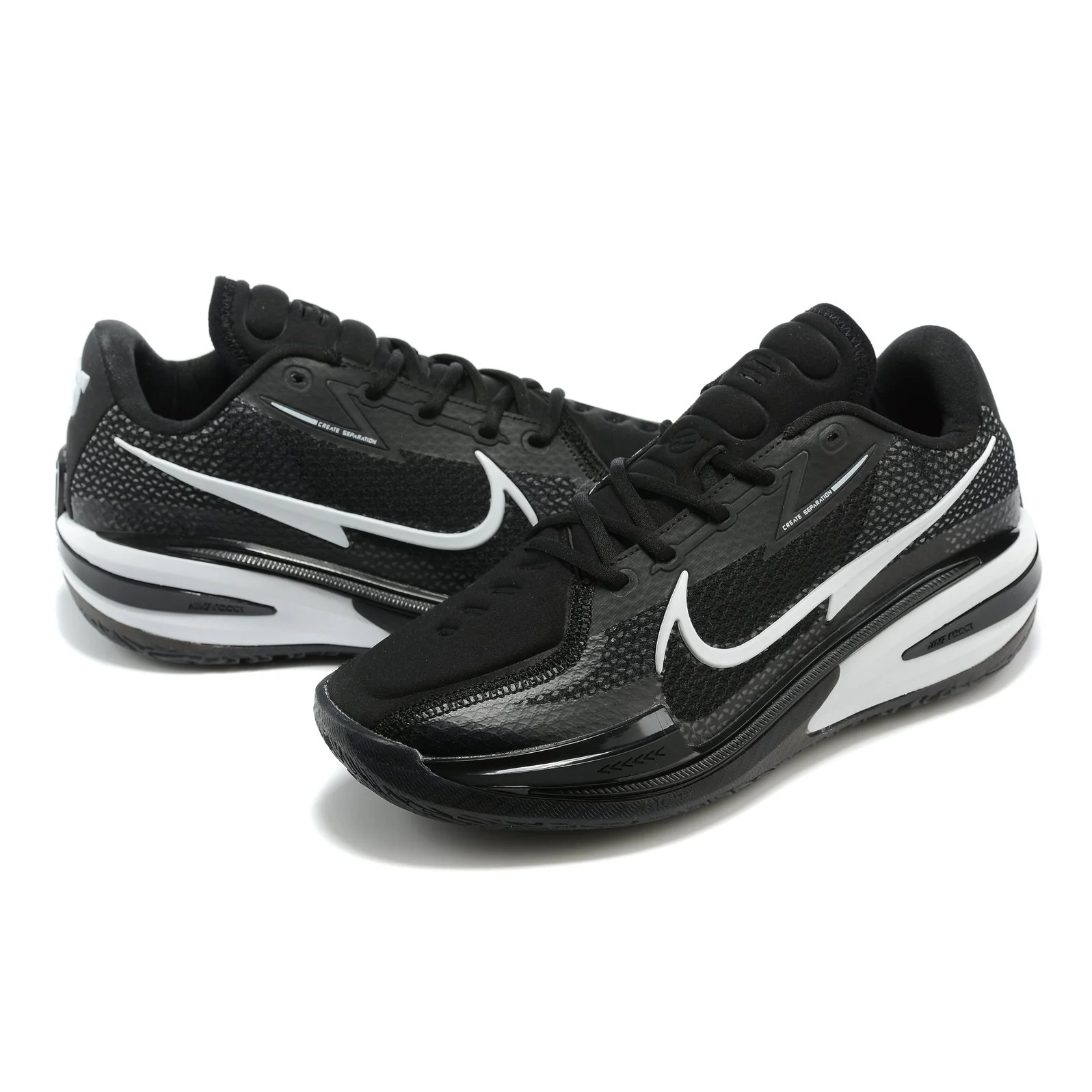 NIKE AIR ZOOM G.T. CUT x BLACK WHITE - DEEPREPS