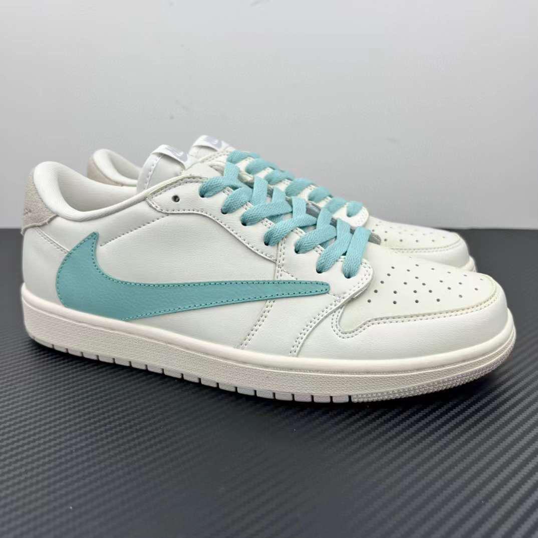 Travis Scott x Air Jordan 1 Low Cream Tiffany - DEEPREPS