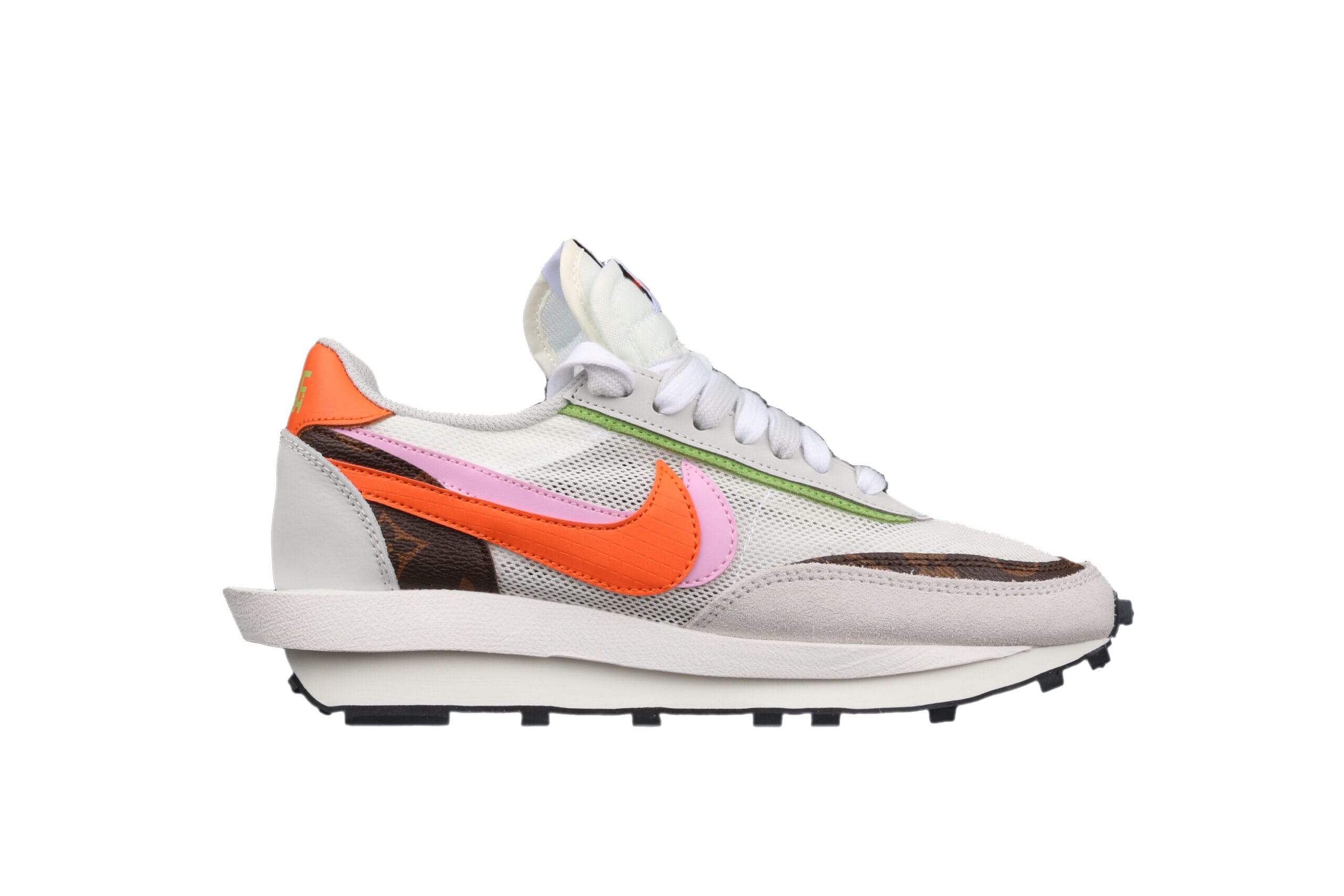 Sacai x Nike LVD Waffle Daybreak Medium Grey/Orange-Pink - DEEPREPS