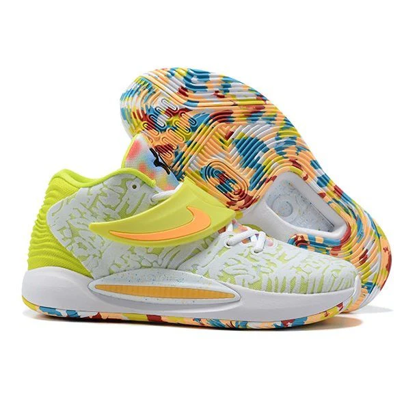 NIKE KD 14 x WHITE LIME GREEN - DEEPREPS