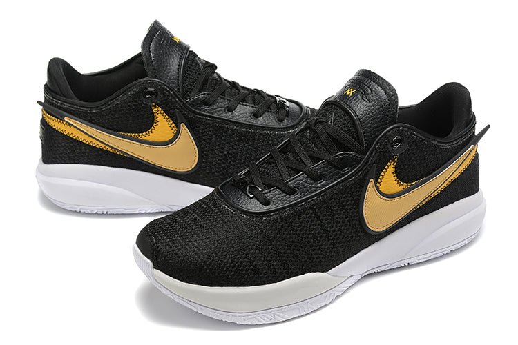 NIKE LEBRON 20 x BLACK METALLIC GOLD - DEEPREPS