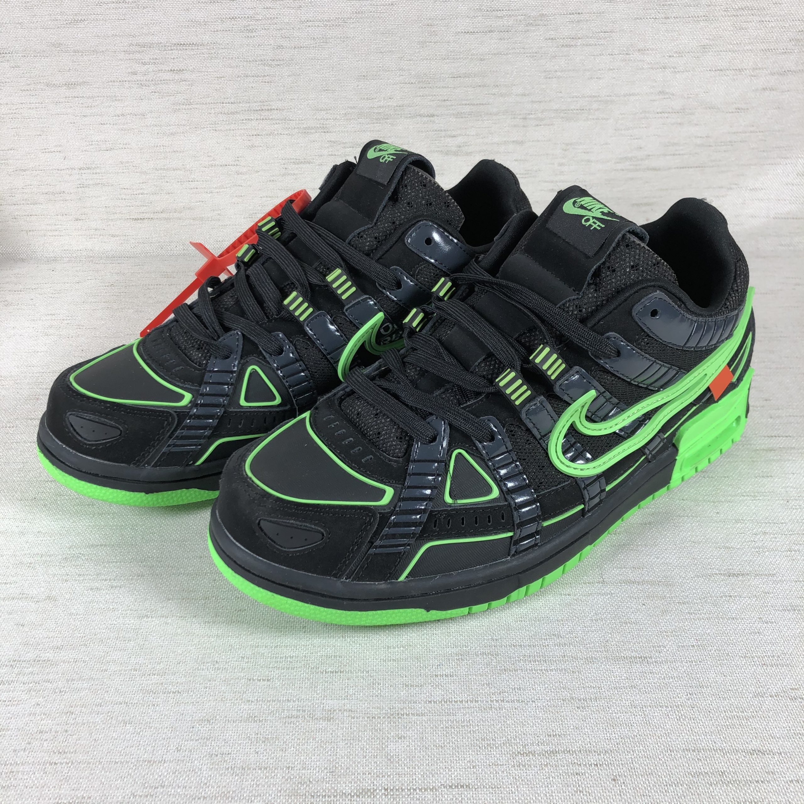 Nike Air Rubber Dunk Off-White Green Strike - DEEPREPS