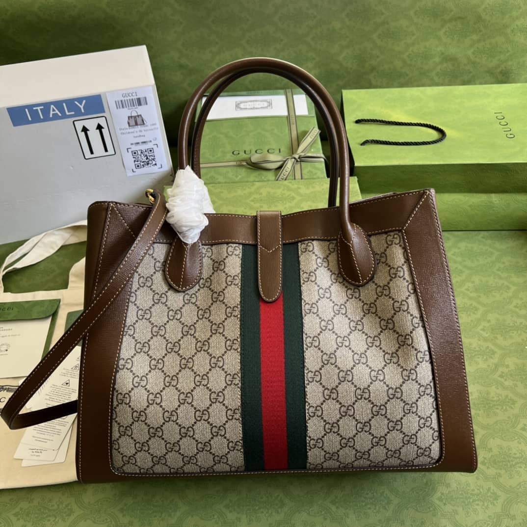 Gucci Jackie 1961 Large Tote Bag Canvas 649015 Replica - DEEPREPS
