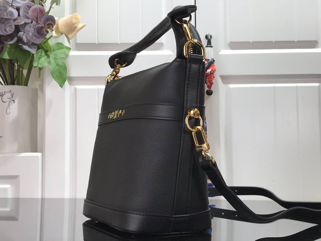 Louis Vuitton Cruiser PM Calfskin Leather Replica Bag Black M57934 - DEEPREPS