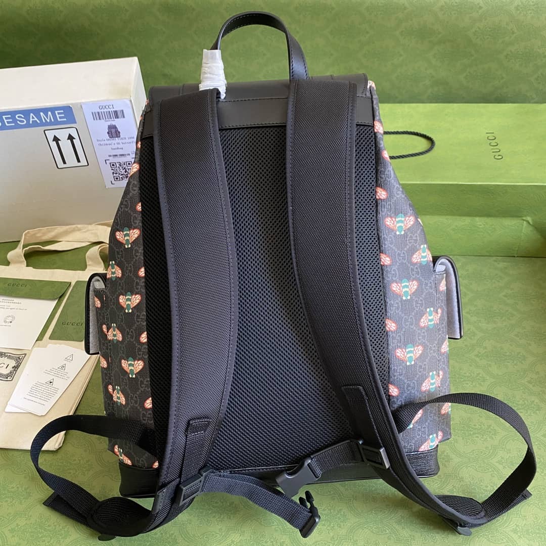 Gucci Bestiary Backpack With Bees Replica 495563 - DEEPREPS