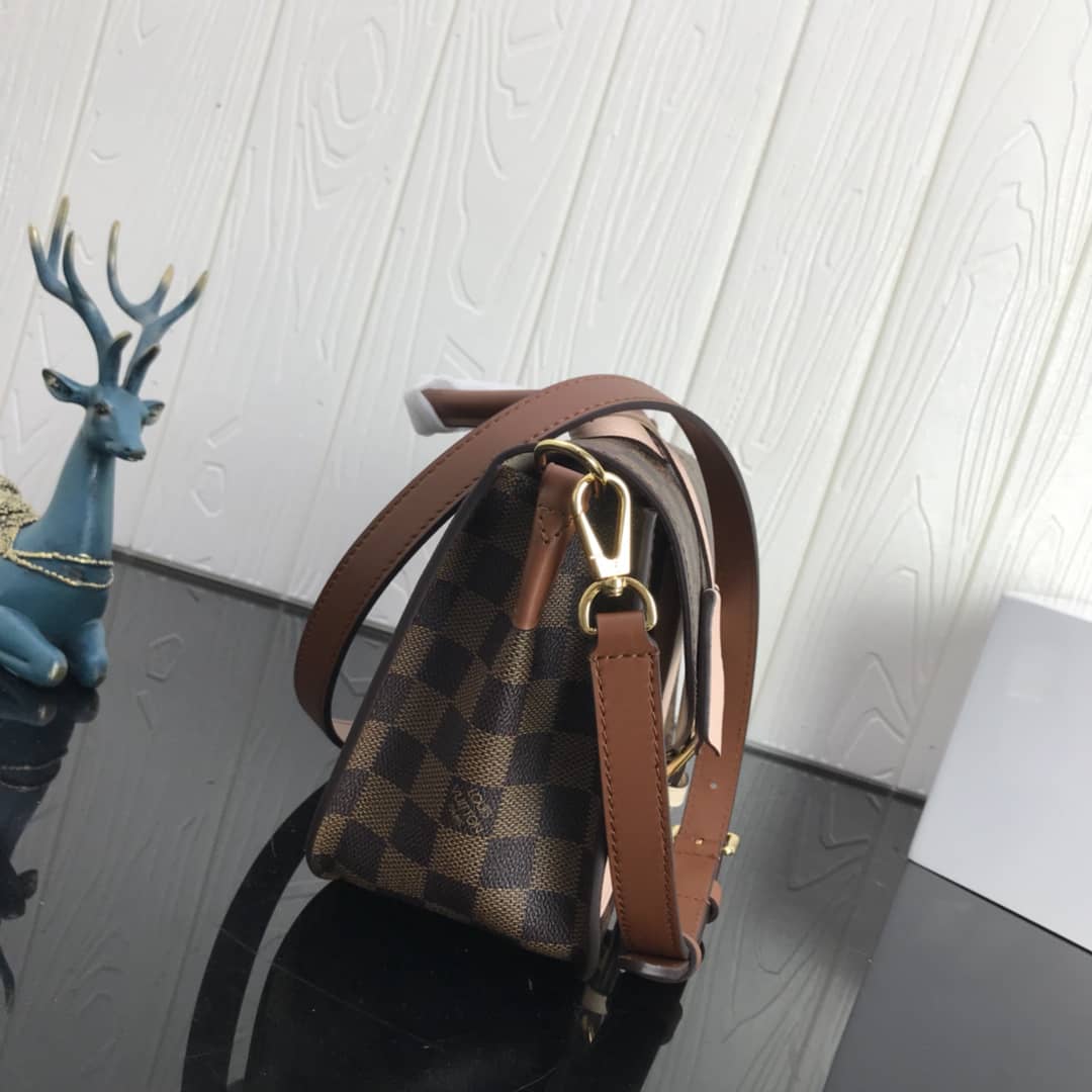 Louis Vuitton Damier Canvas Trendy Replica Crossbody Bag Pink N40146 - DEEPREPS