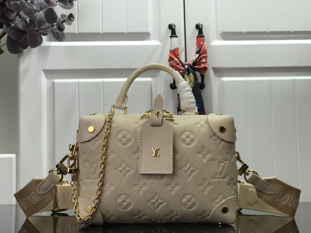 Best Replica Louis Vuitton Petite Malle Souple Monogram Replica Bag Beige M45571(ColaReps) - DEEPREPS