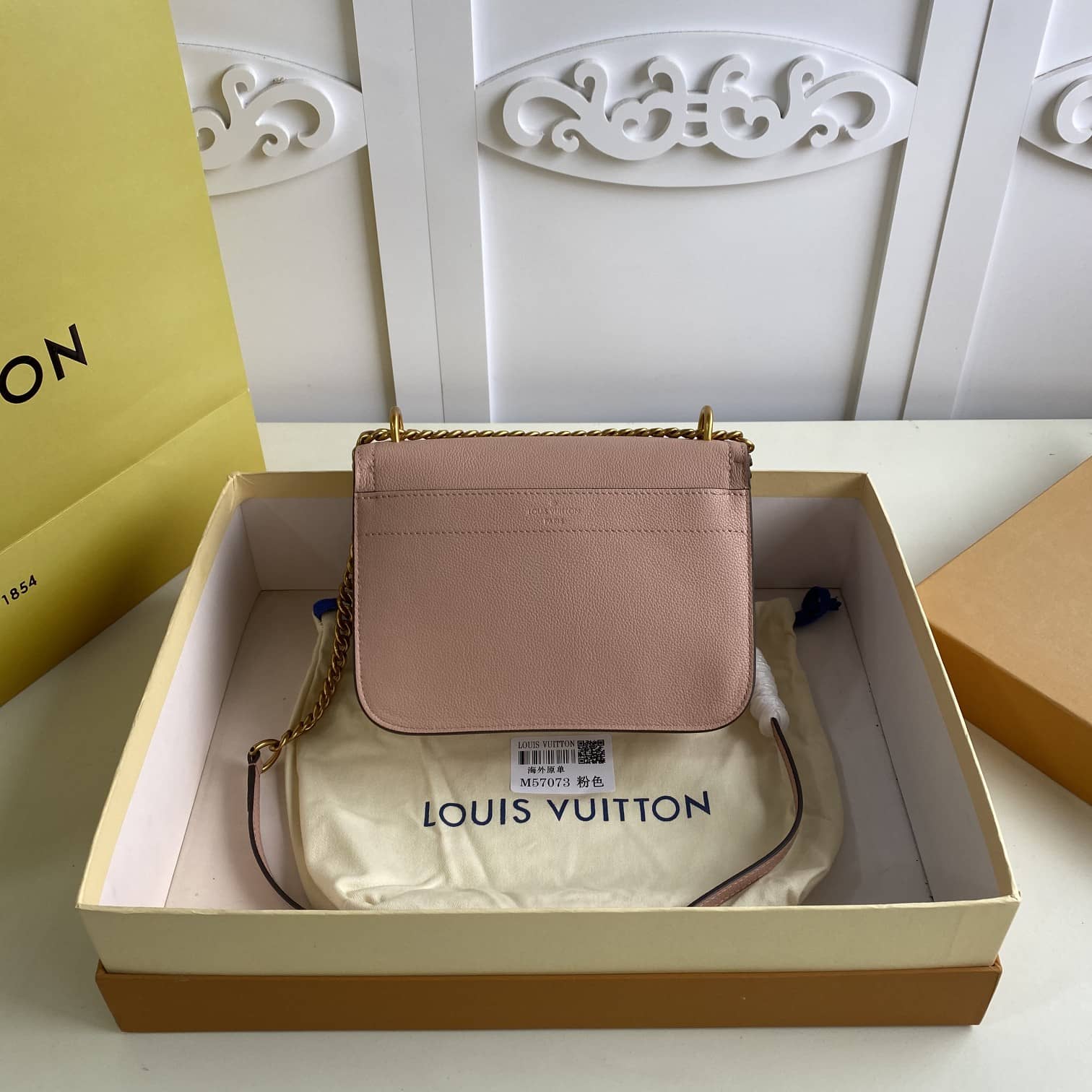 Louis Vuitton Lockme Chain PM Replica Bag Pink M57073 - DEEPREPS