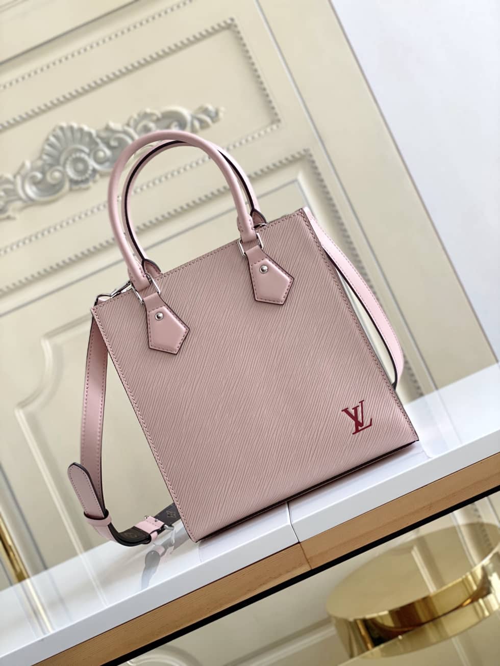 Louis Vuitton Sac Plat BB Pink M58659 Replica Shoulder Bag - DEEPREPS
