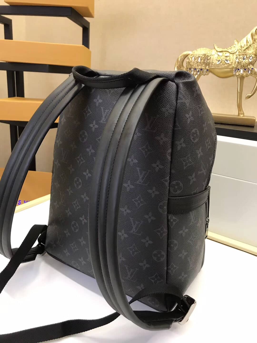 Louis Vuitton Discovery PM Monogram Eclipse Canvas Replica Backpack M43186 - DEEPREPS