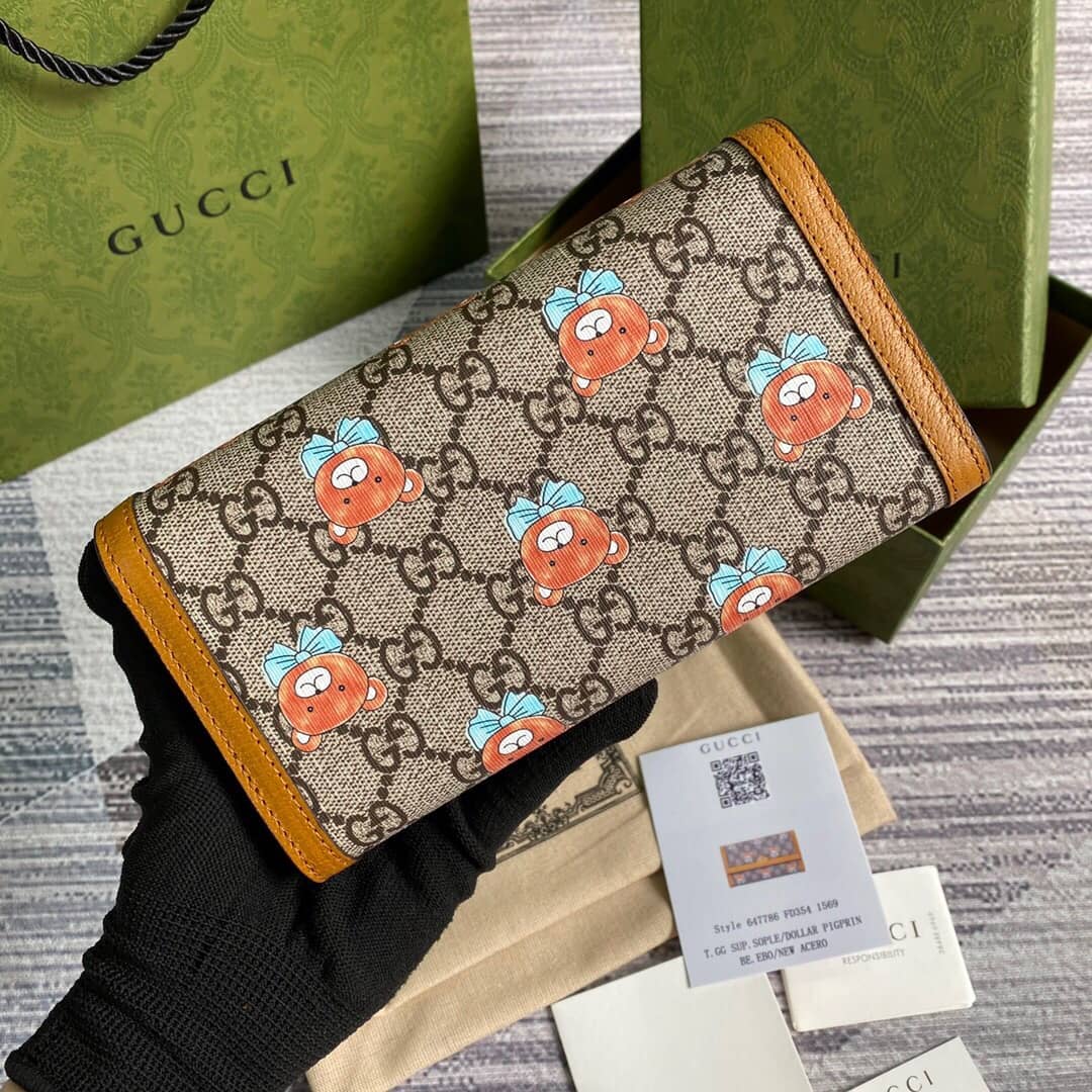 Gucci Teddy Bear Wallet Replica 647786 - DEEPREPS