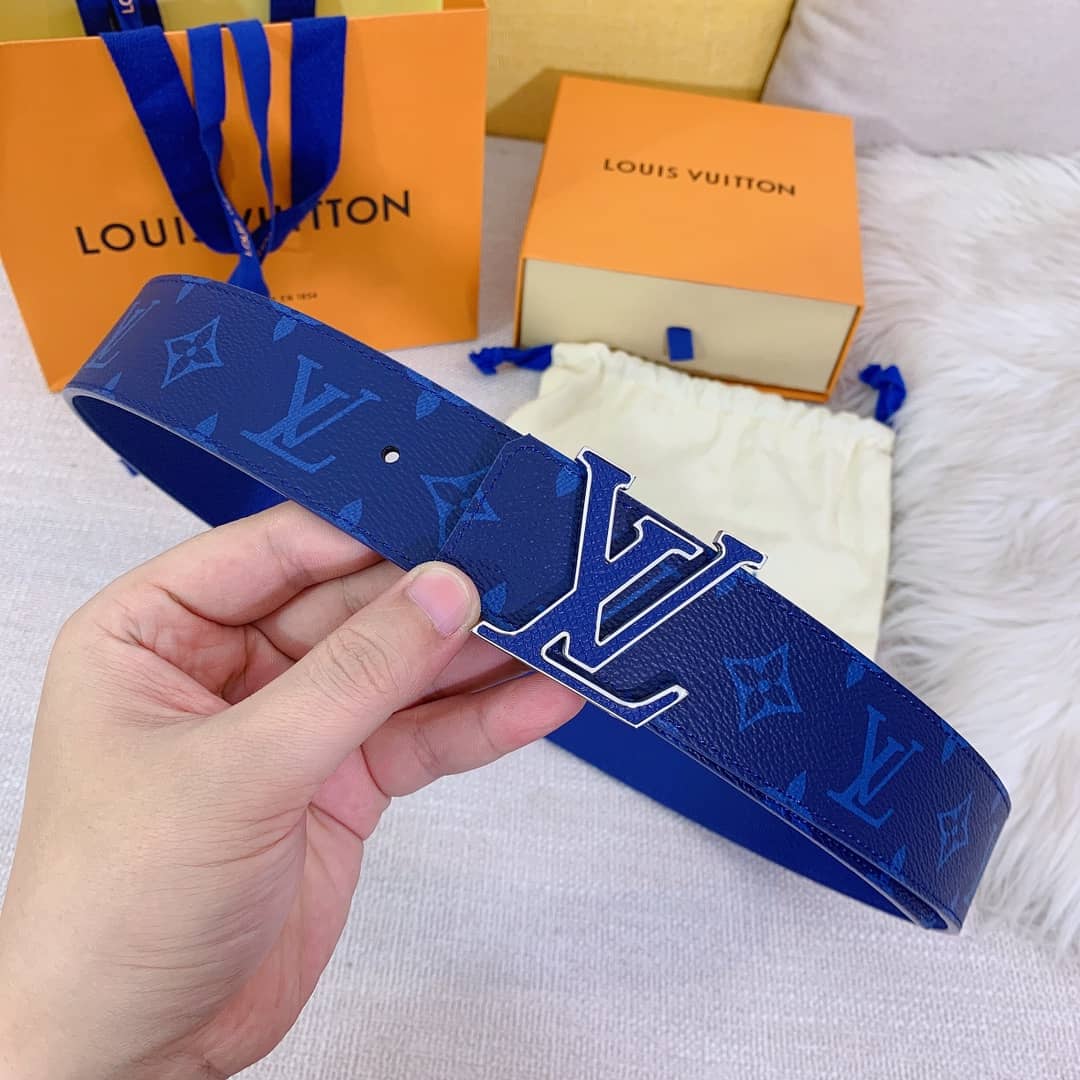 Fake Louis Vuitton Logo Belt 40mm - DEEPREPS