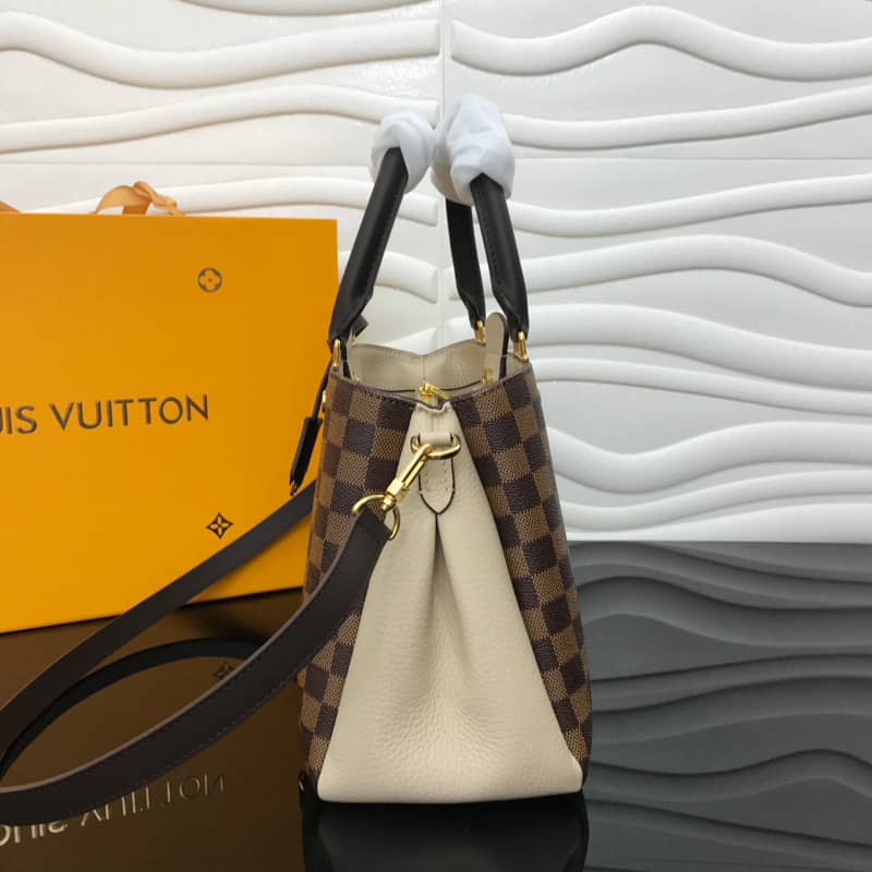 Louis Vuitton Damier Ebene Canvas Brittany Bag Replica Apricot M41674 - DEEPREPS