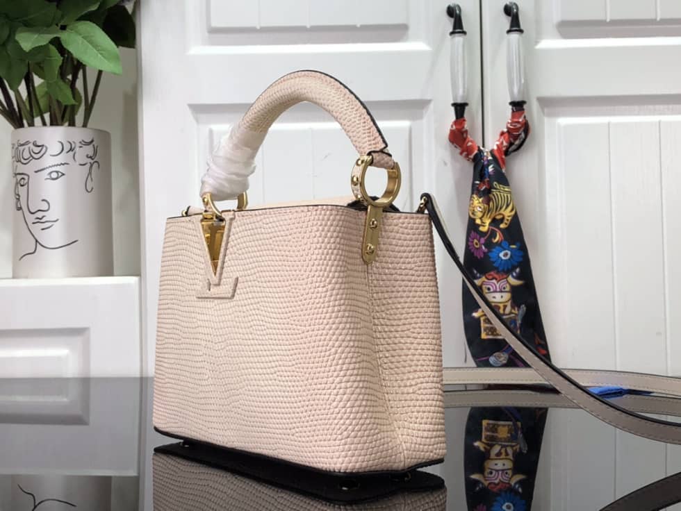 Louis Vuitton Capucines Mini Collection Pink N98093 Replica Shoulder Bag - DEEPREPS