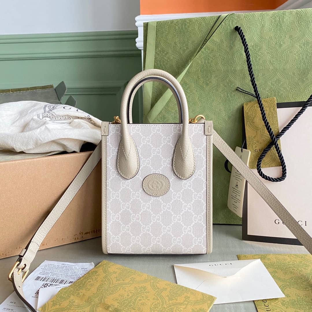 Gucci Mini Tote With Interlocking 671623 Replica Bag - DEEPREPS