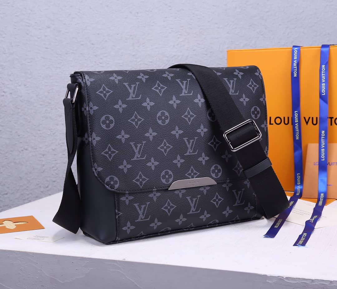 Louis Vuitton PM Explorer Monogram Eclipse Canvas Messenger Bag Replica M40565 - DEEPREPS
