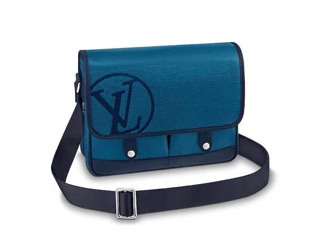 Louis Vuitton Epi Downtown PM Messenger Bag Replica Blue M53492 - DEEPREPS