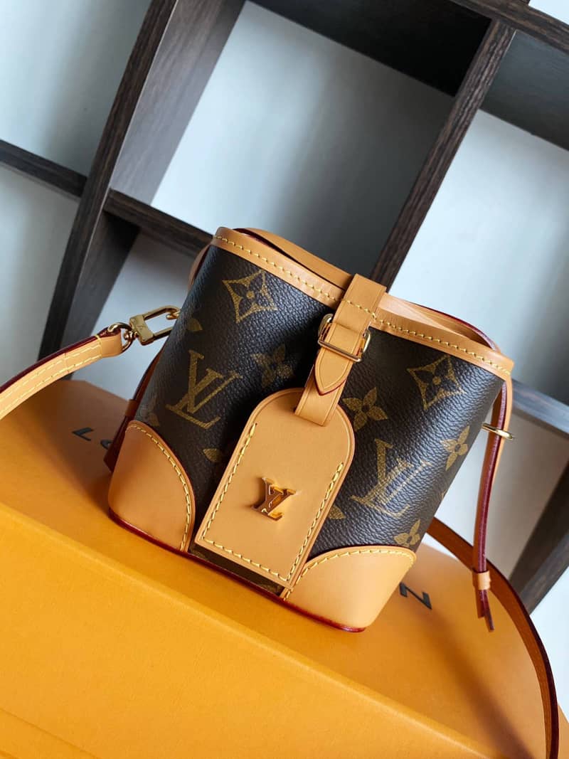 Louis Vuitton Monogram Coated Canvas Replica Crossbody Bag Brown M57099 - DEEPREPS