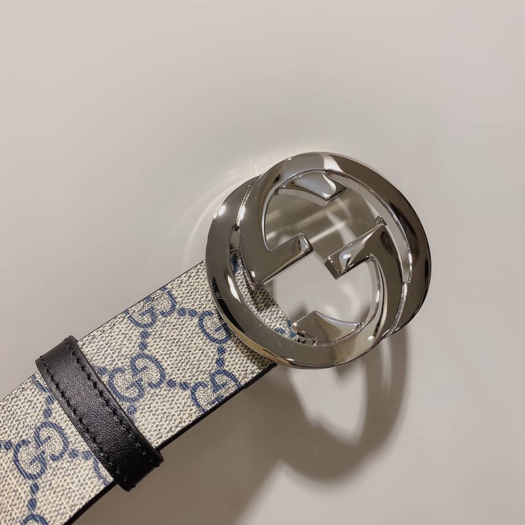 7 Star Gucci Leather Belt 38mm - DEEPREPS