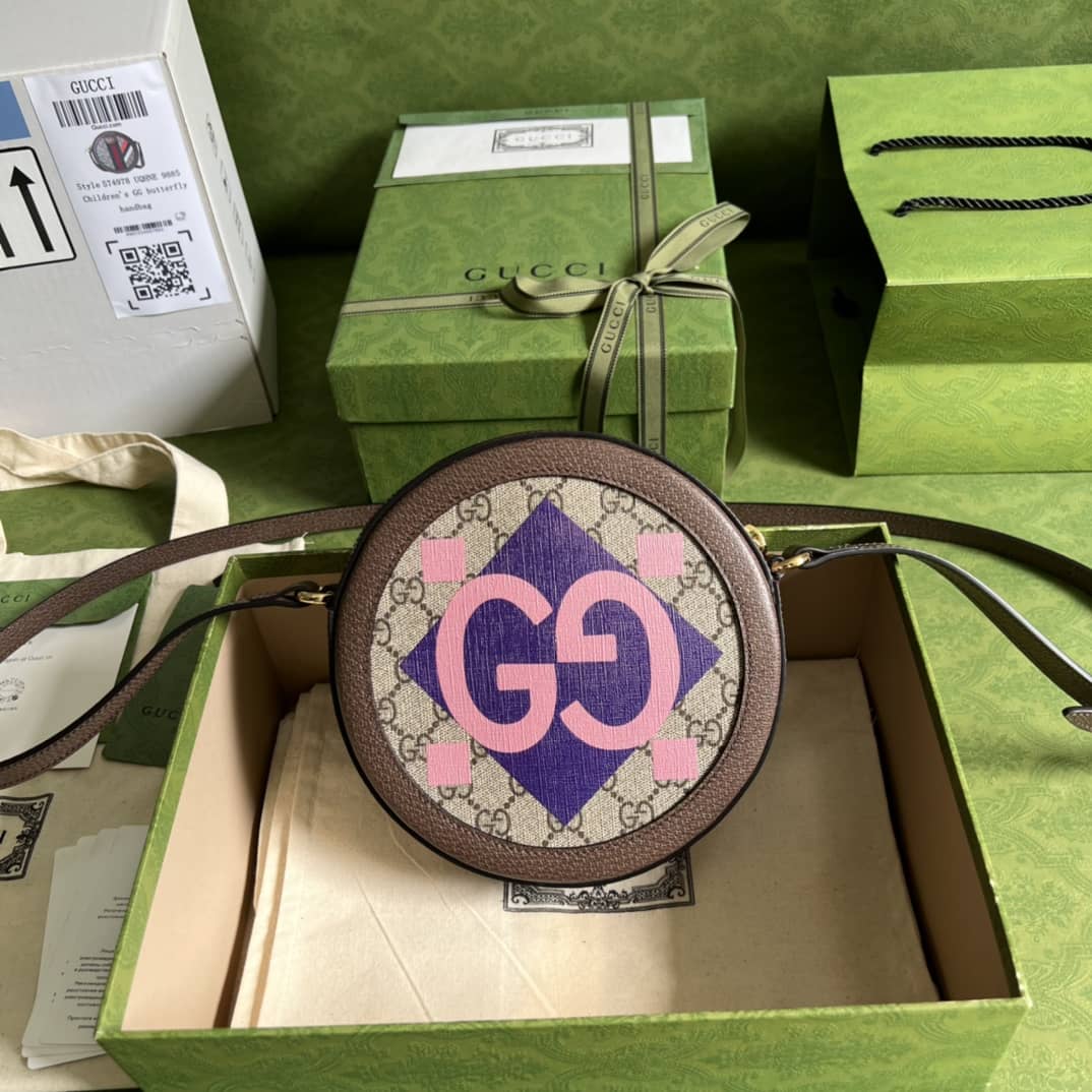 Gucci GG Round Crossbody Bag Replica 574978 - DEEPREPS