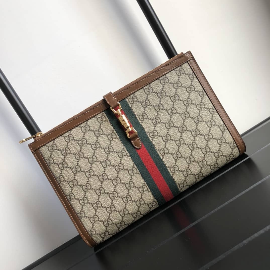 Gucci GG Jackie 1961 Pouch Replica Clutch 30CM 647332 - DEEPREPS