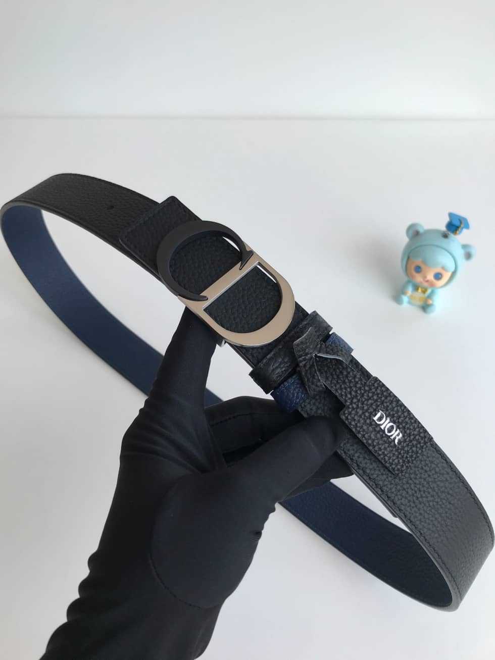 7 Star Dior Leather Belt 35mm - DEEPREPS
