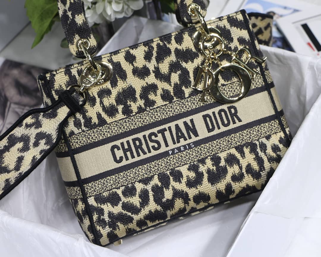 Dior Dupe Bag 24CM Paisley Embroidery Lady D-Lite - DEEPREPS
