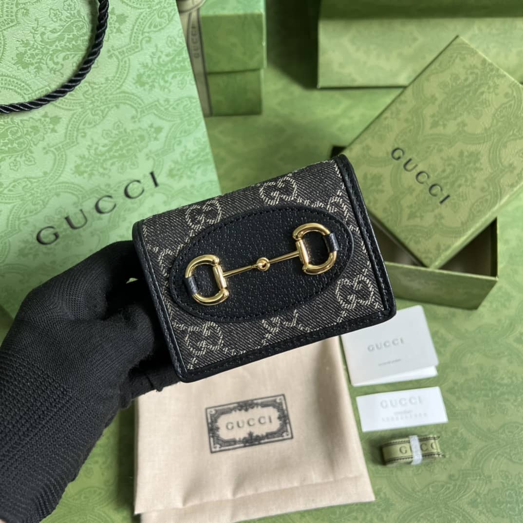 Gucci Horsebit 1955 Card Holder 621887 Replica Wallet - DEEPREPS