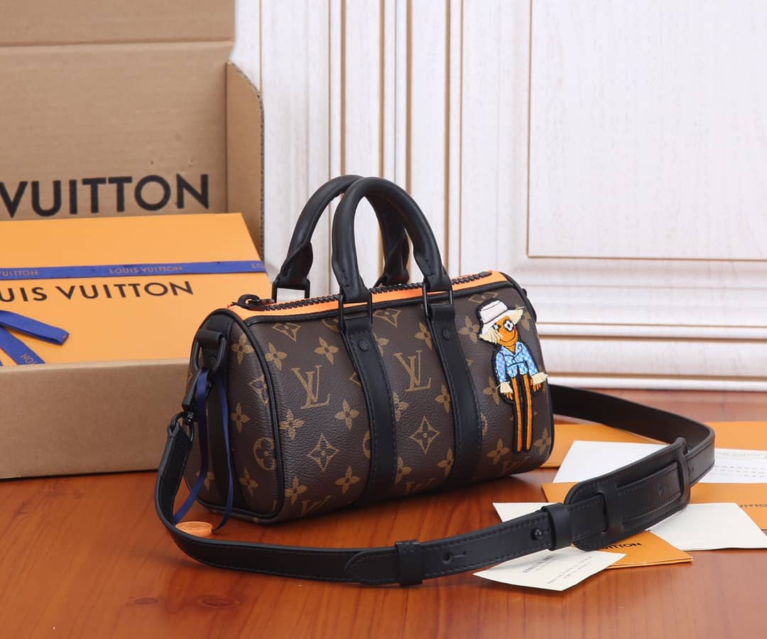 Louis Vuitton Monogram Keepall XS Virgil Abloh Bag Replica M80201 - DEEPREPS