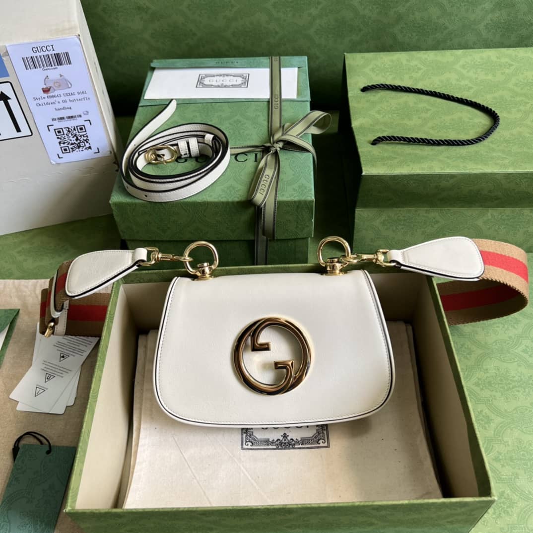 Gucci Blondie Mini Bag White 698643 Replica Crossbody Bag - DEEPREPS