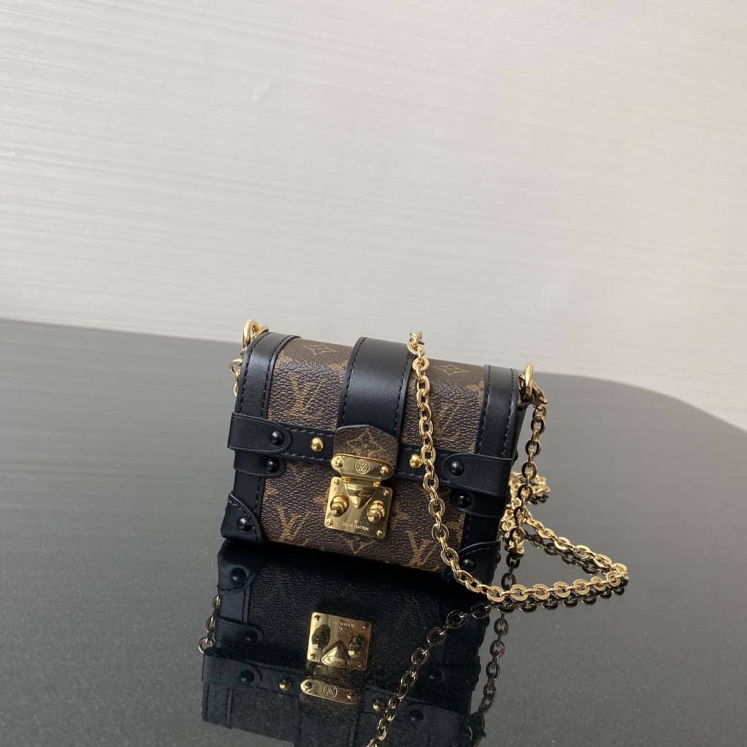LV 7 Star AAA+ Petite Malle Box Chain Shoulder Bag - DEEPREPS