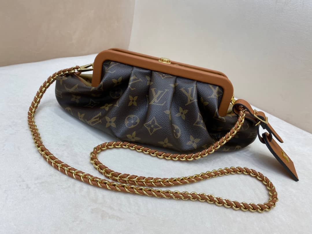Louis Vuitton Monogram Canvas Boursicot EW Replica Bag Brown M45229 - DEEPREPS