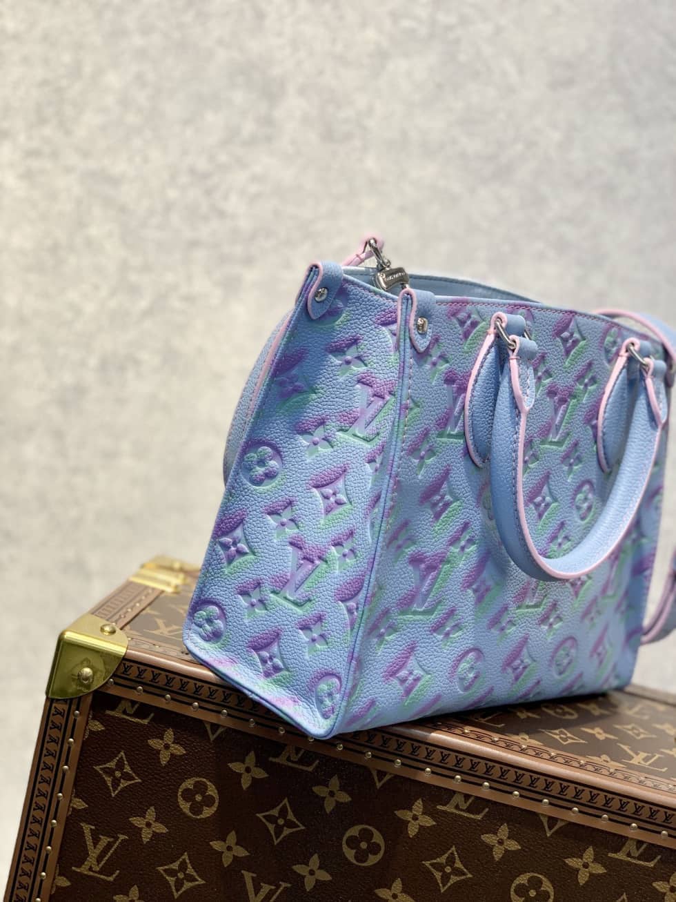 Louis Vuitton Onthego PM Blue M46067 Replica Tote - DEEPREPS