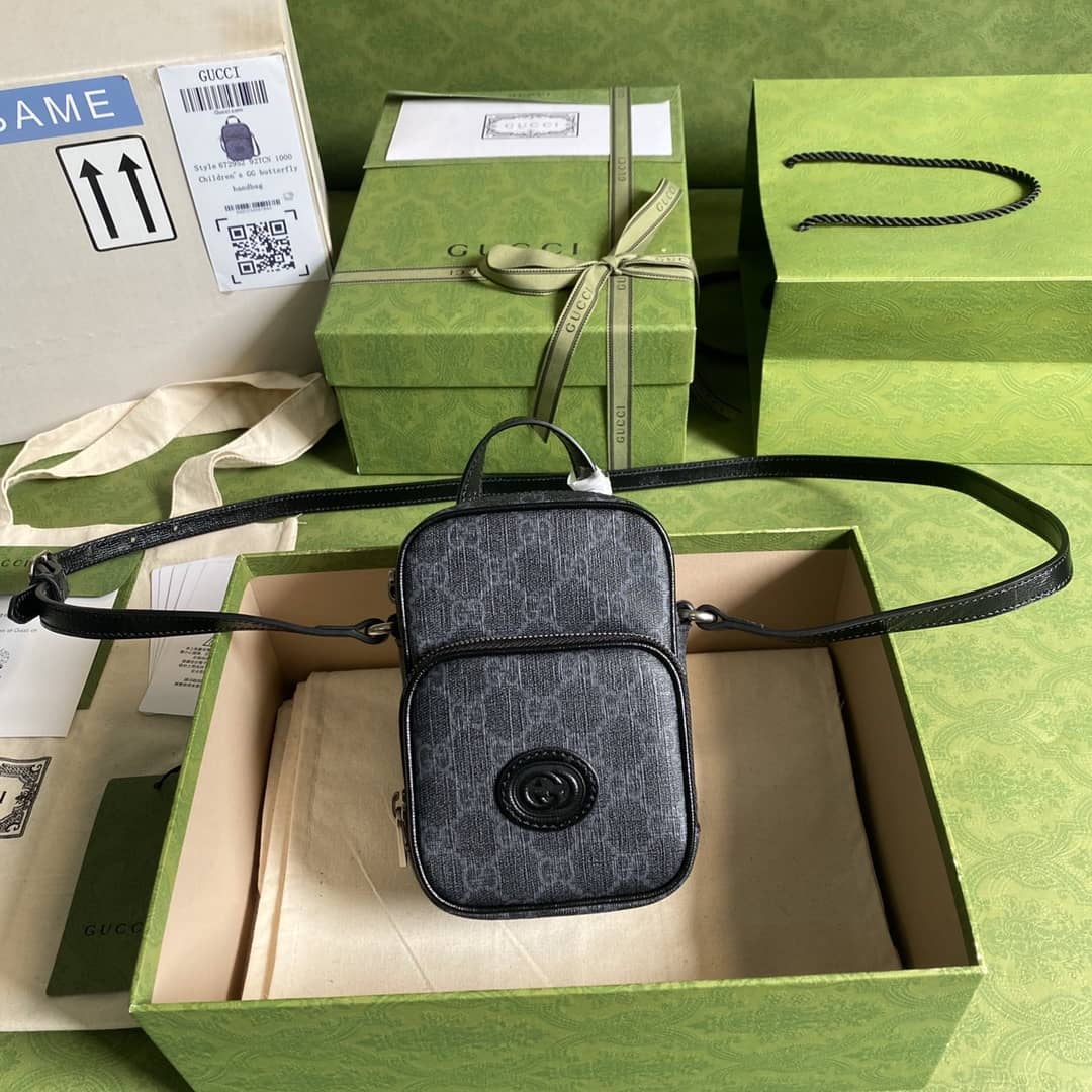 Gucci Interlocking Mini Phone Bag Replica 672952 - DEEPREPS