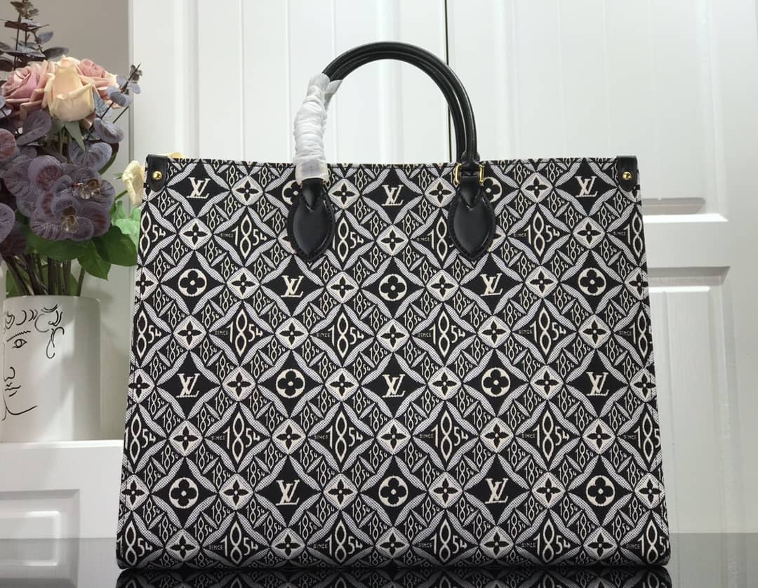 Louis Vuitton On the Go GM Since 1854 Tote Replica Black M57207 - DEEPREPS