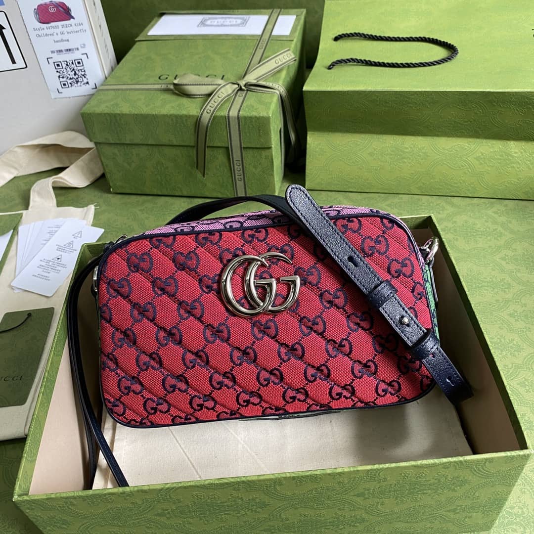 Gucci Marmont Dupe GG Small Matelassé Shoulder Bag Replica 447632 - DEEPREPS