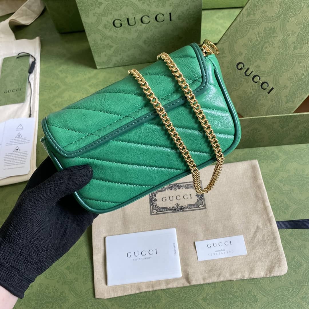 Gucci Marmont GG Mini Chain Shoulder Bag Replica 574969 - DEEPREPS