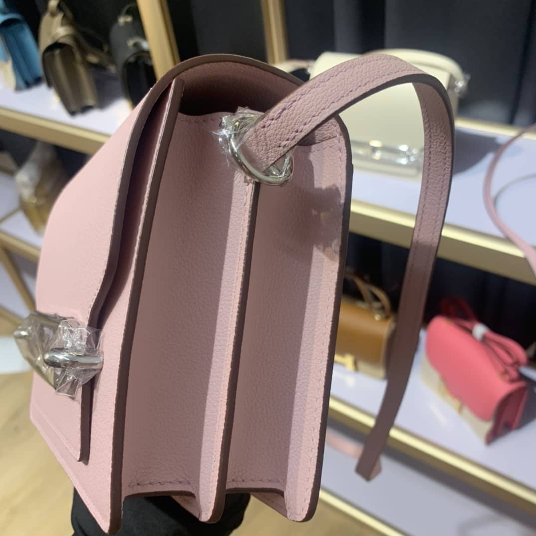 Hermes Roulis Mini Sac Evercolor Calfskin Leather Crossbody Bag - DEEPREPS