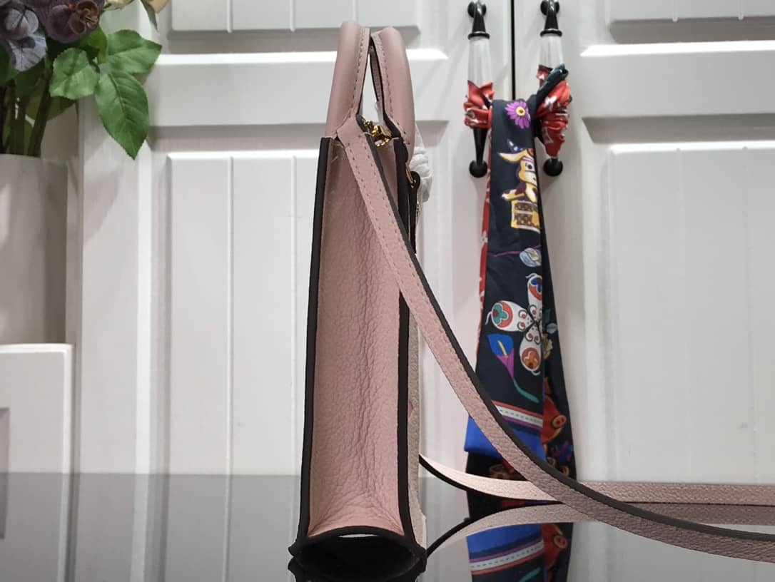 Louis Vuitton Monogram Petit Sac Plat Bag Replica Pink M80449 - DEEPREPS