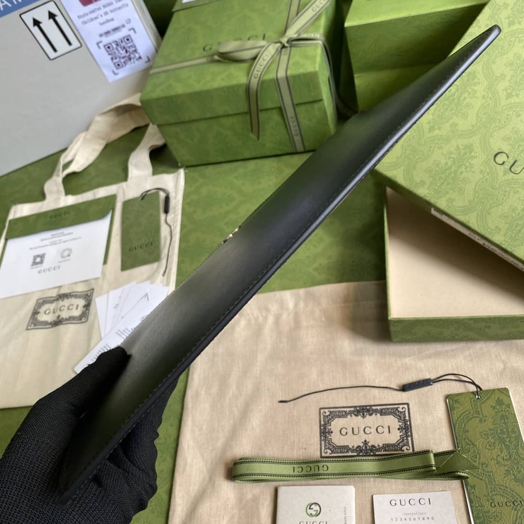 Gucci GG Marmont Leather Pouch Replica 475317 - DEEPREPS