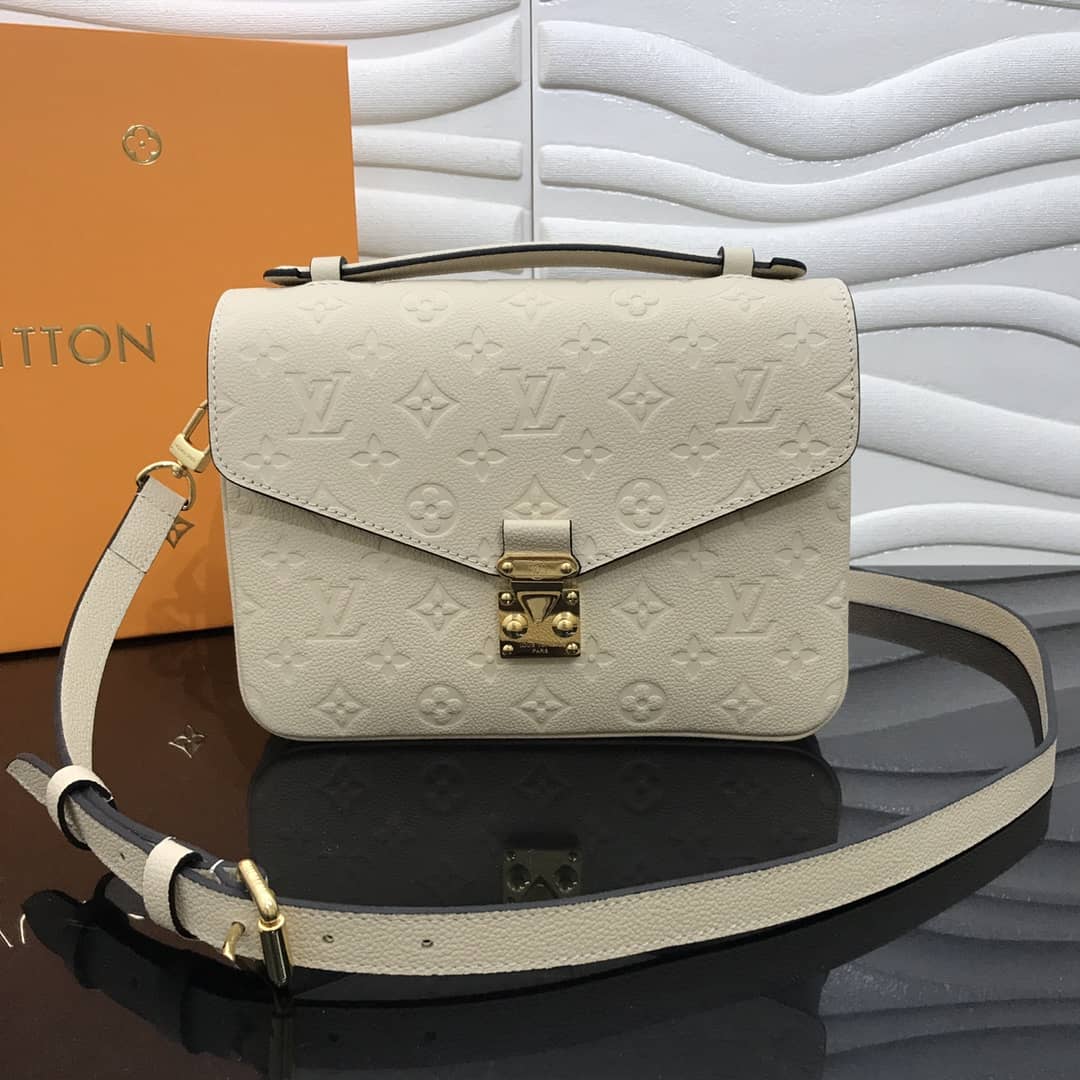 Louis Vuitton Replica Pochette Metis Empreinte White M41487 - DEEPREPS