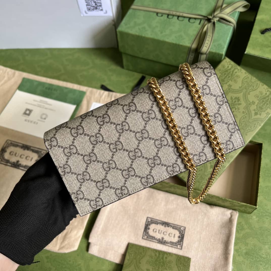 Gucci Bananya Print Chain Wallet 701061 Replica - DEEPREPS