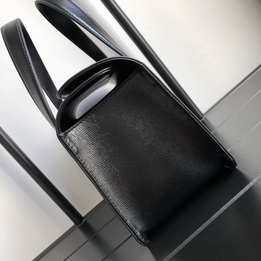 Gucci Horsebit Bag Dupe 1955 Small Top Handle Replica Bag Black 627323 - DEEPREPS