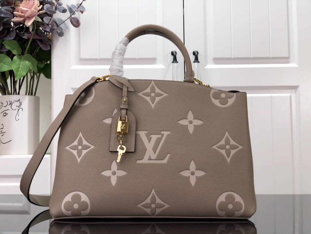 Louis Vuitton Grand Palais Monogram Empreinte Bag Replica Gray M45811 - DEEPREPS