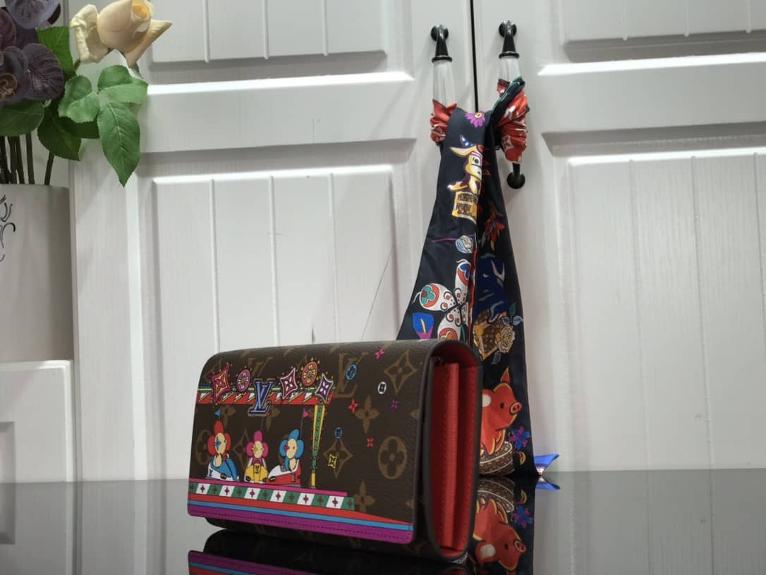 Louis Vuitton Wallet Dupe Monogram Christmas Limited Edition Wallet - DEEPREPS