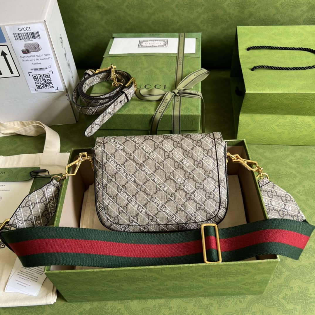 Gucci 1955 Horsebit Supreme GG Canvas Mini Shoulder Bag Replica 658574 - DEEPREPS